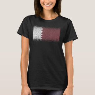 Camiseta Bandeira Nacional do Catar souvenir para homens