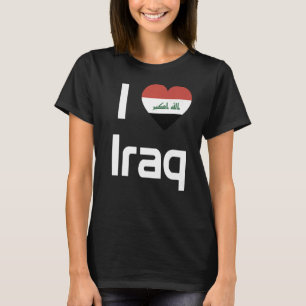 Camiseta Bandeira Nacional do Iraque souvenir para homens 1