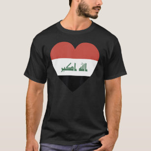 Camiseta Bandeira Nacional do Iraque souvenir para homens 3