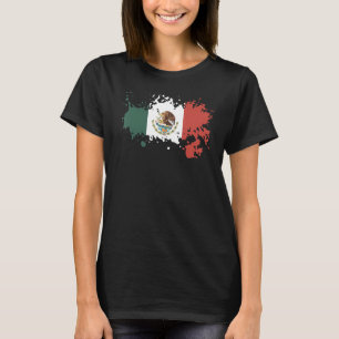 Camiseta Bandeira Nacional do México souvenir para homens 1