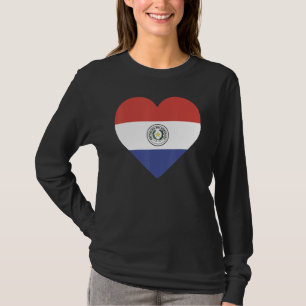 Camiseta Bandeira Nacional do Paraguai souvenir para homens