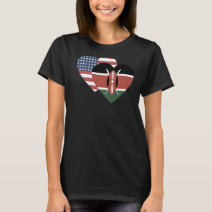 Camiseta Bandeira Nacional do Quénia souvenir para homens 6