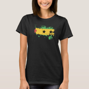 Camiseta Bandeira Nacional do Santo Thomas Souvenir para ho