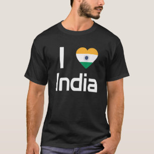 Camiseta Bandeira Nacional do Souvenir da Índia para homens