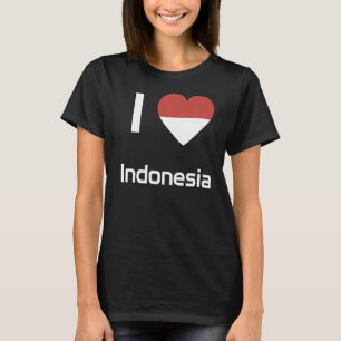 Camiseta Bandeira Nacional do souvenir da Indonésia para mu