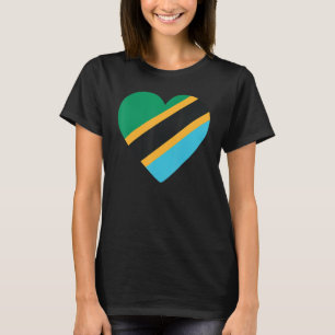 Camiseta Bandeira Nacional do souvenir da Tanzânia para hom