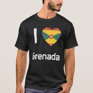 Camiseta Bandeira Nacional do souvenir de Granada para home