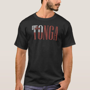 Camiseta Bandeira Nacional do souvenir de Tonga para homens