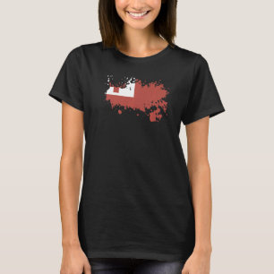 Camiseta Bandeira Nacional do souvenir de Tonga para homens