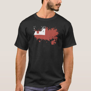 Camiseta Bandeira Nacional do souvenir de Tonga para homens
