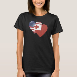 Camiseta Bandeira Nacional do souvenir de Tonga para homens