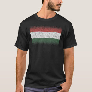 Camiseta Bandeira Nacional do souvenir húngaro para homens