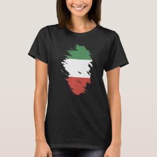 Camiseta Bandeira Nacional do Souvenir italiano para homens