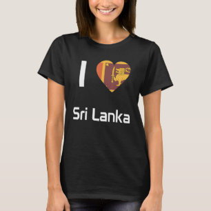 Camiseta Bandeira Nacional do Sri Lanka para homens