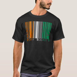 Camiseta Bandeira Nacional do Sumário da Costa do Marfim pa