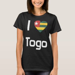 Camiseta Bandeira Nacional do Sumário do Togo para homens 3