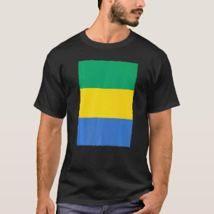 Camiseta Bandeira Nacional Gabão