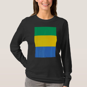 Camiseta Bandeira Nacional Gabão