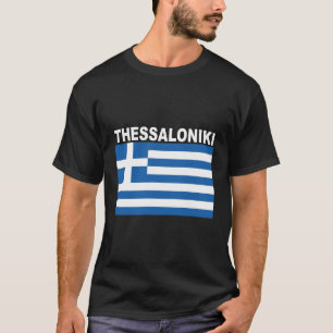 Camiseta Bandeira Nacional Grega E Salónica