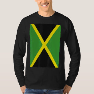 Camiseta Bandeira Nacional Jamaicano Retro Vintage