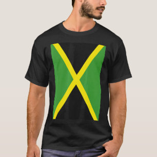 Camiseta Bandeira Nacional Jamaicano Retro Vintage