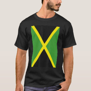 Camiseta Bandeira Nacional Jamaicano Retro Vintage