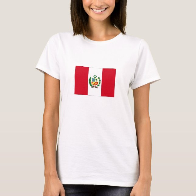 Camiseta Bandeira Nacional Perú (Frente)