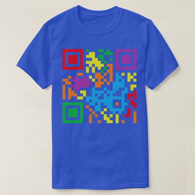 Camiseta Bandeira Não Binária Assume Nothing Código de Barr (Frente do Design)