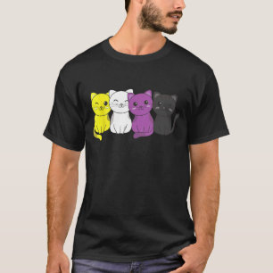 Camiseta Bandeira Não Binária Orgulho Não Binário LGBTQ Gat