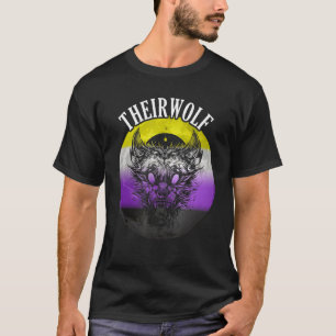 Camiseta Bandeira Não-binária Seu Orgulho Não-Binário LGBTQ