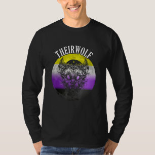 Camiseta Bandeira Não-binária Seu Orgulho Não-Binário LGBTQ