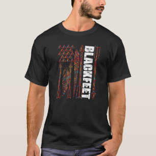 Camiseta Bandeira Nativa do Orgulho Americano Tribo Indiana