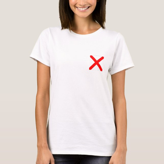 Camiseta Bandeira Náutica V (Frente)