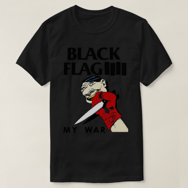 Camiseta Bandeira Negra - Minha Guerra (Frente do Design)