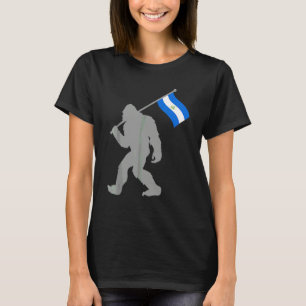 Camiseta Bandeira Nicaraguense na Bandeira da Nicarágua