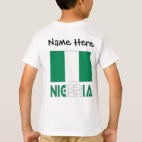 Bandeira Nigeriana Nigeria Preta Personalização