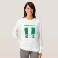 Bandeira Nigeriana Nigeria Verde Personalização 