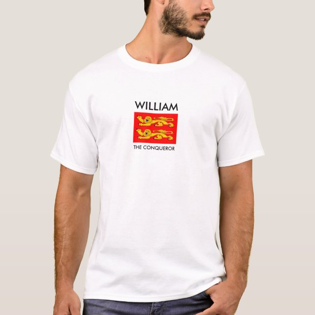 CAMISETA “BANDEIRA NORMANDA LEOPARDOS” “WILLIAM THE (Frente)