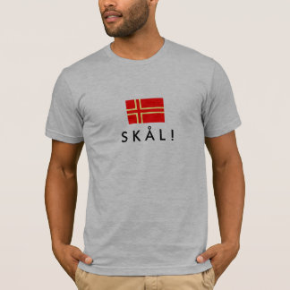 Camiseta bandeira normanda santo-Olaf SKÅL!