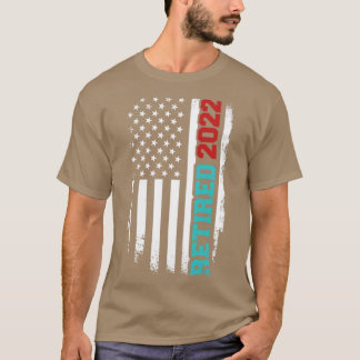 Camiseta Bandeira norte-americana aposentada de 2022