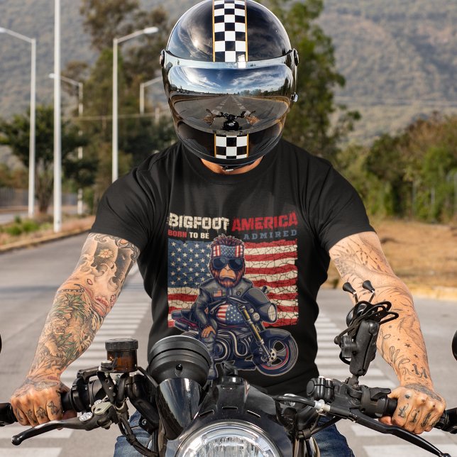 Camiseta Bandeira norte-americana no dia 4 de julho (Criador carregado)