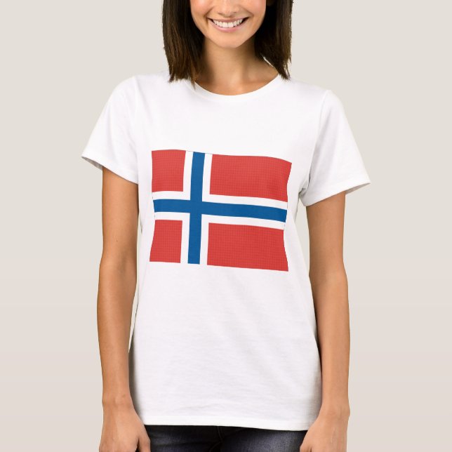 Camiseta Bandeira norueguesa (Frente)