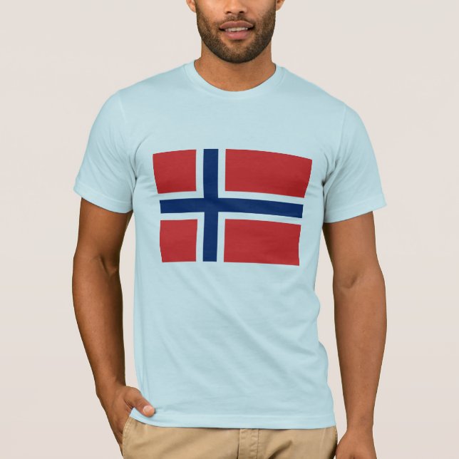 Camiseta Bandeira norueguesa (Frente)
