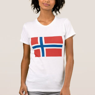 Camiseta Bandeira norueguesa