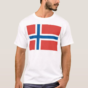 Camiseta Bandeira norueguesa