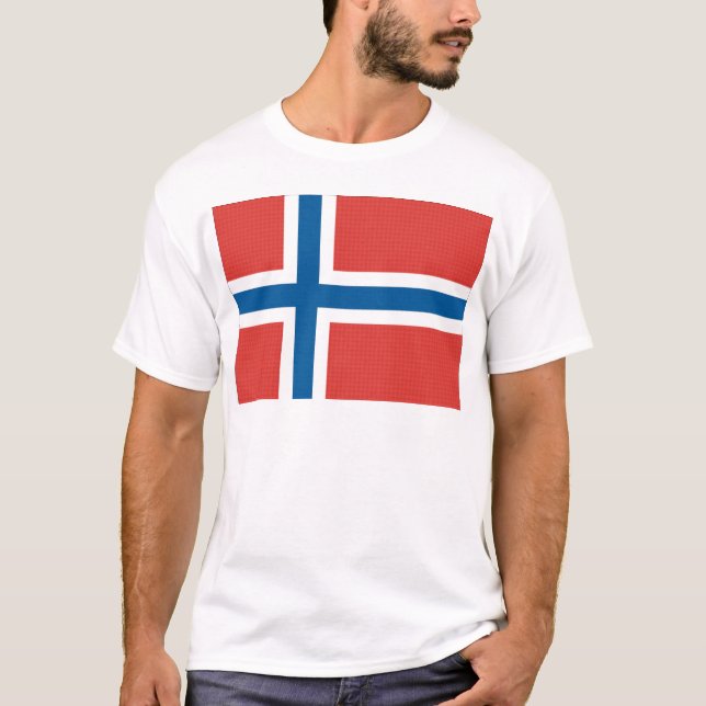 Camiseta Bandeira Norueguesa (Frente)