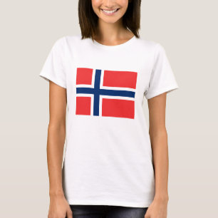 Camiseta Bandeira norueguesa
