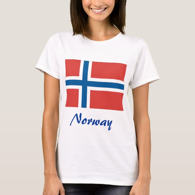 Camiseta Bandeira norueguesa (Frente)