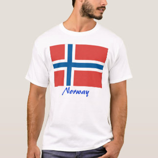 Camiseta Bandeira norueguesa/Noruega