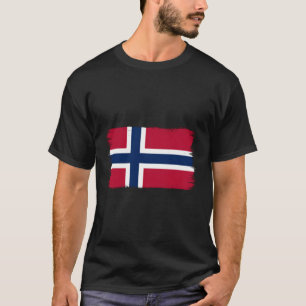 Camiseta Bandeira norueguesa Noruega